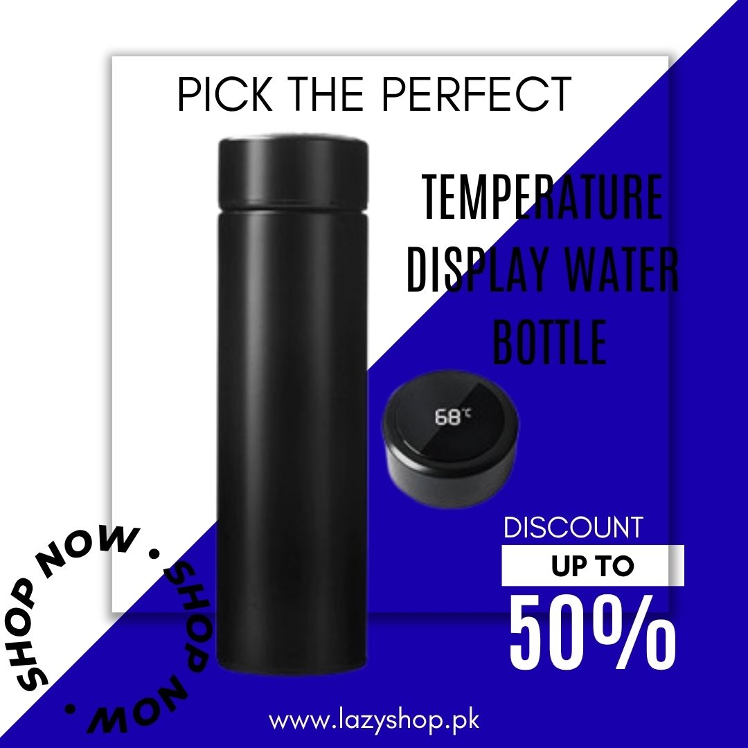 Temperature Display Water Bottle