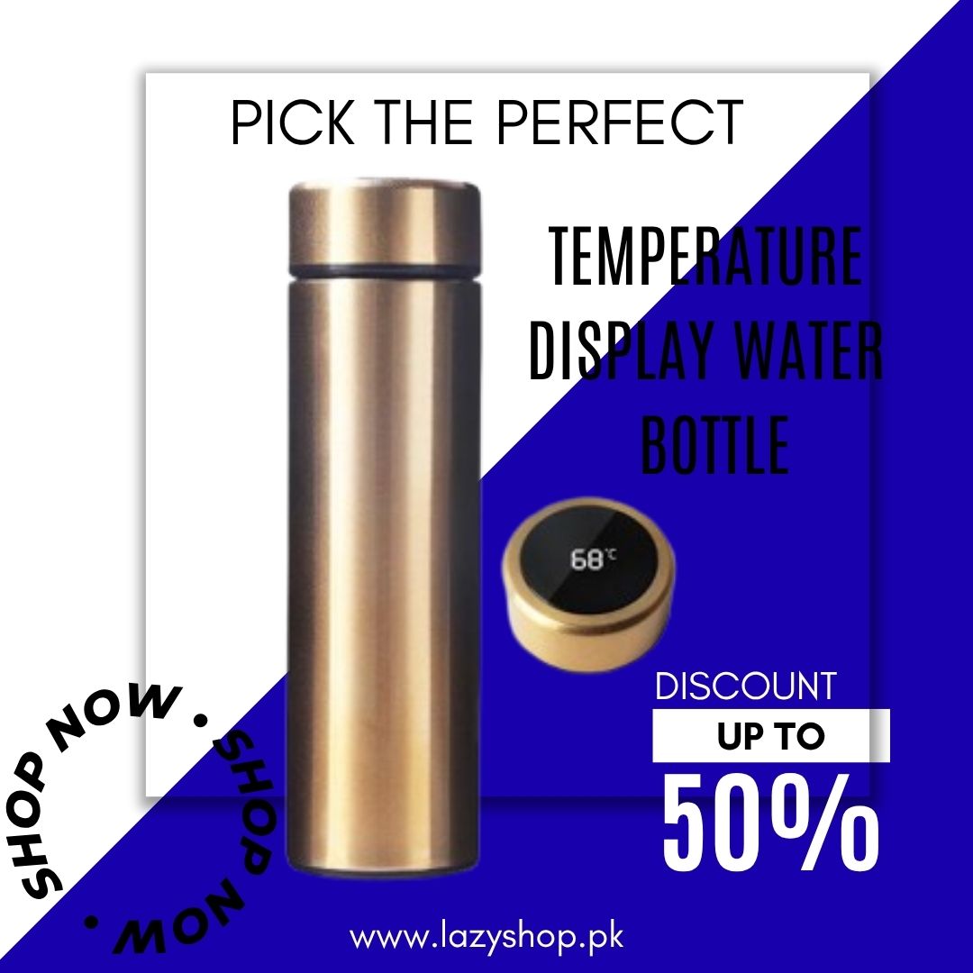 Temperature Display Water Bottle