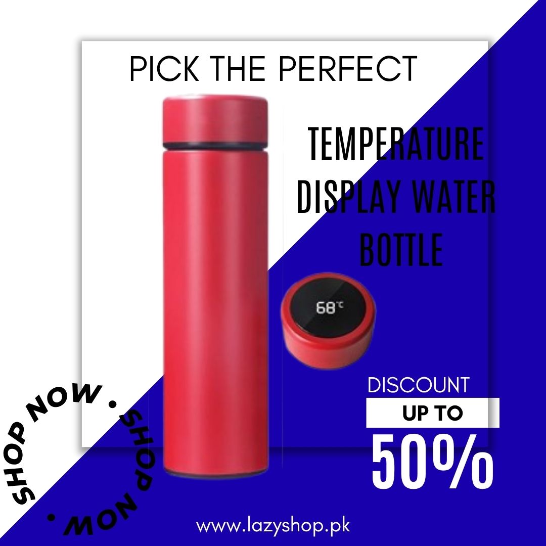 Temperature Display Water Bottle