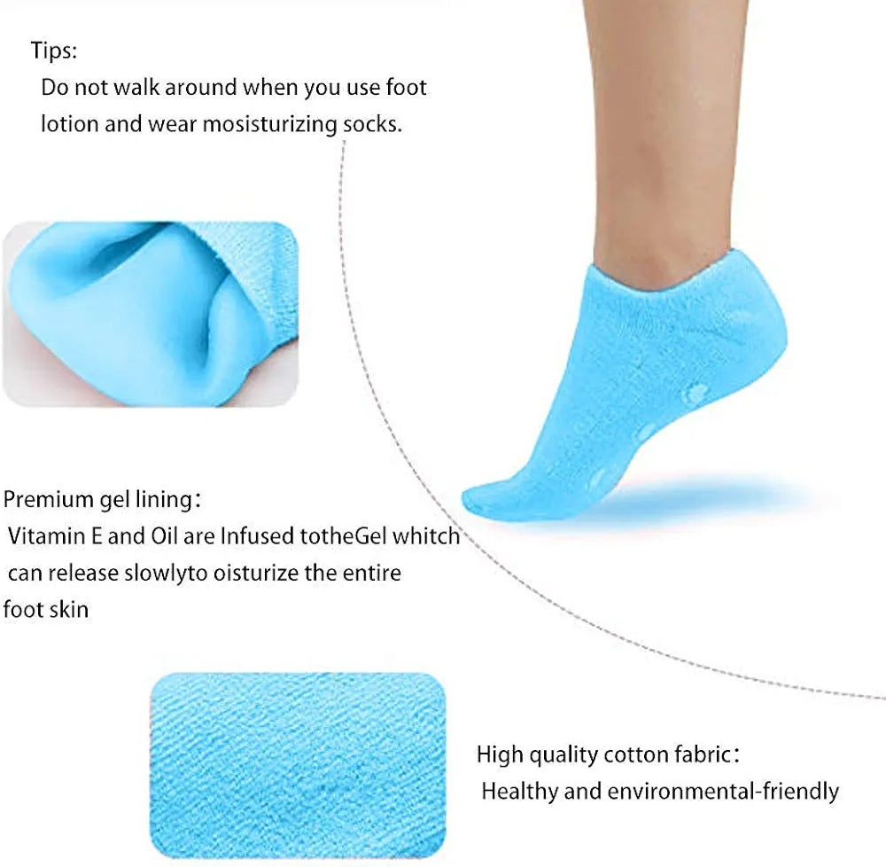 Ultra-Soft Moisturizing Gel Socks