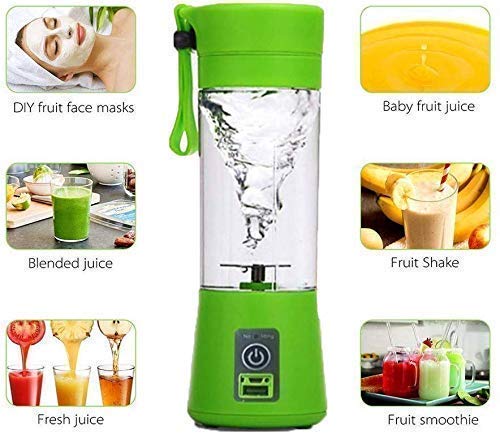Portable 6 Blade USB Juicer - Electric USB Juice Maker