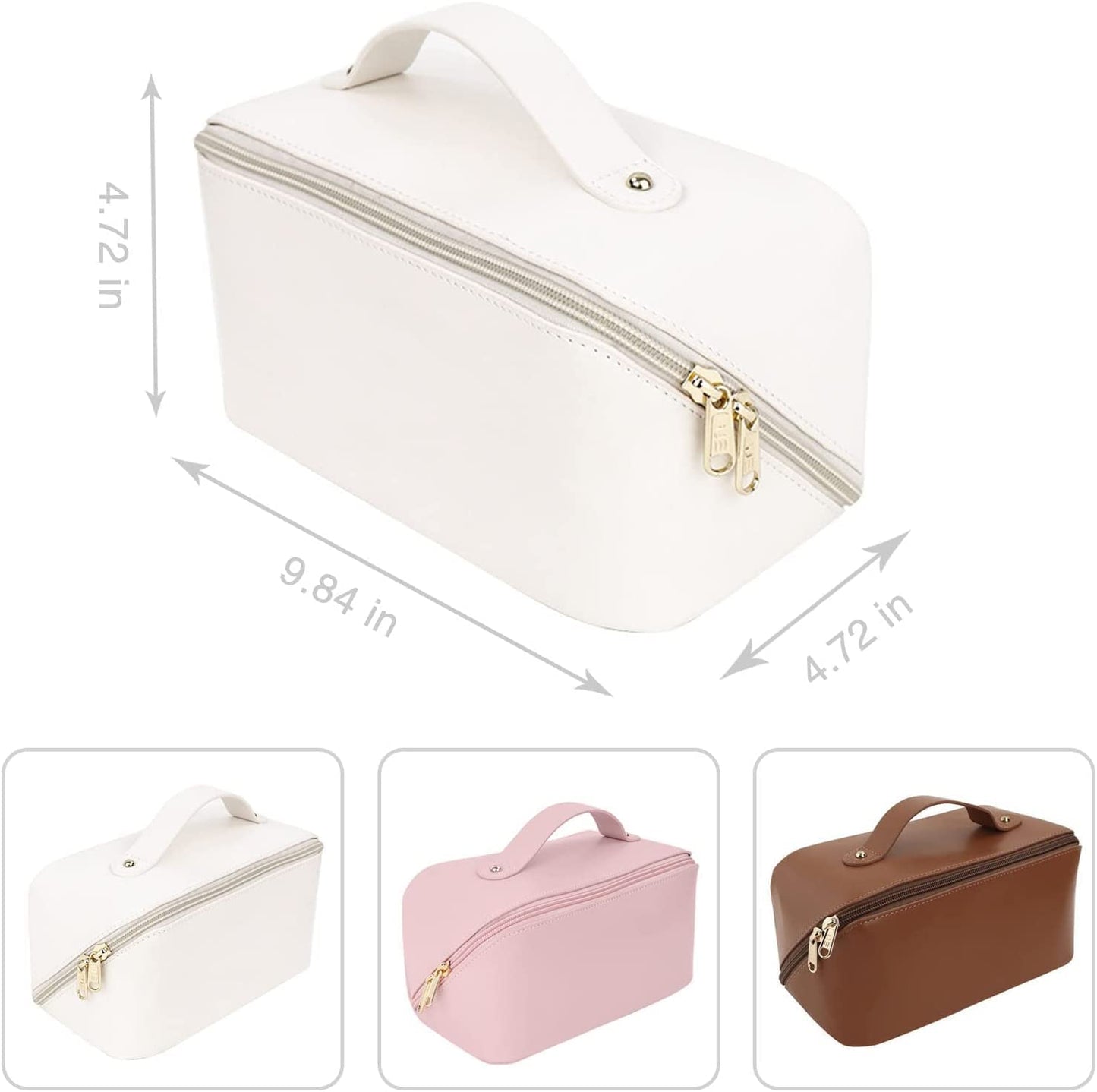 Double Layer Cosmetic Makeup Bag