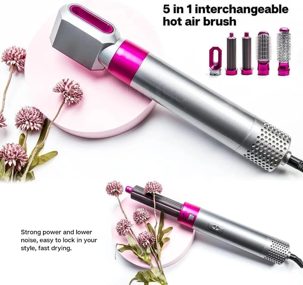 5 in 1 Hot Air Styler Hair Comb Multifunctional Styling Tool Set