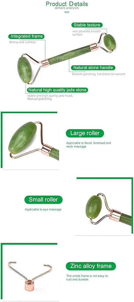 Face Roller Massager and Gua Sha Massage Tool Set