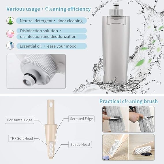 Microfiber Floor Cleaning Spray Mop with Removable Washable Cleaning Pad