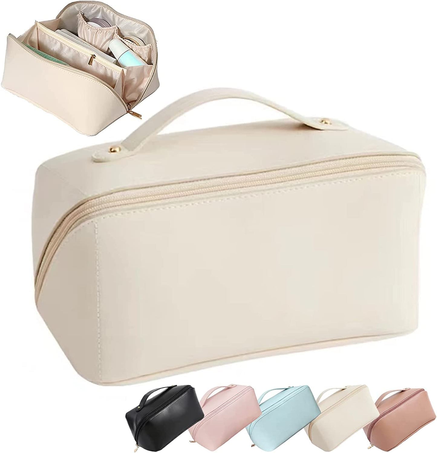 Double Layer Cosmetic Makeup Bag