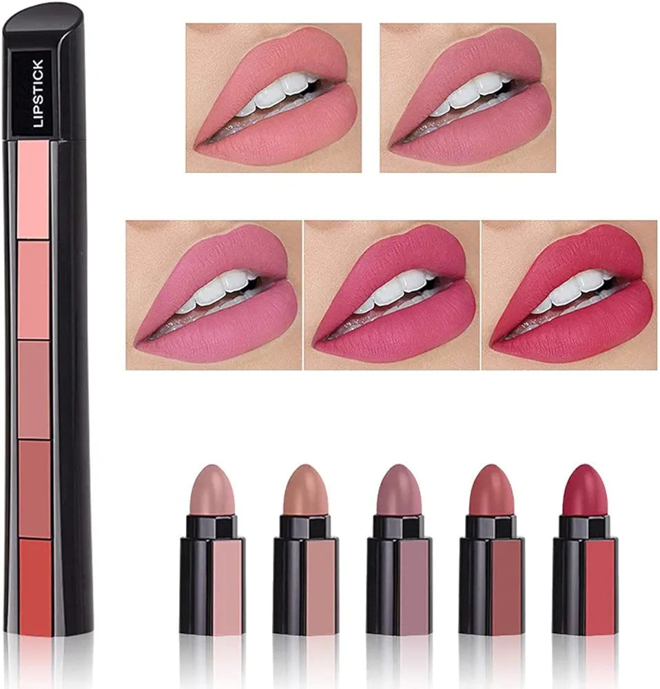 Fabulous Matte Shades 5 Lipstick in 1