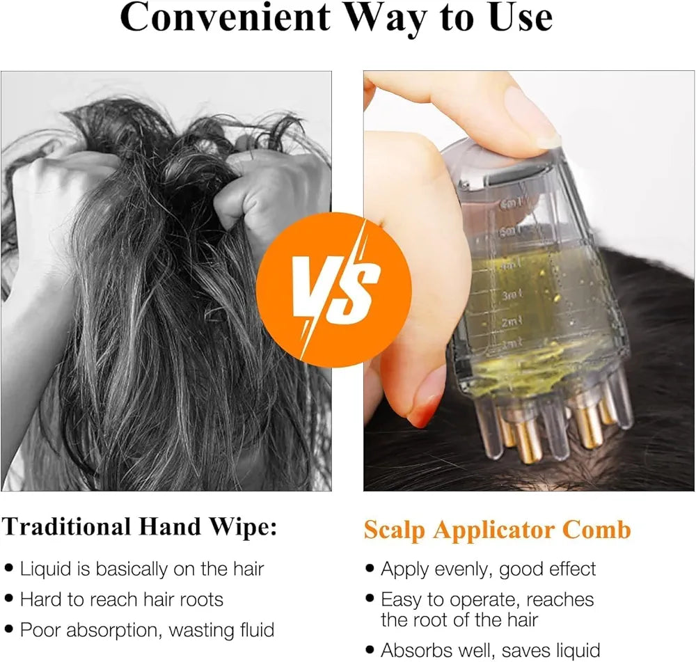 Hair Oil applicator Scalp Applicator Comb