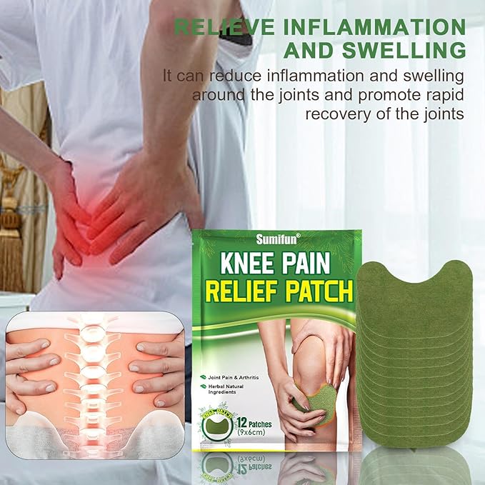 Knee Pain Relief Patch, Warming Herbal Plaster Pain Patches
