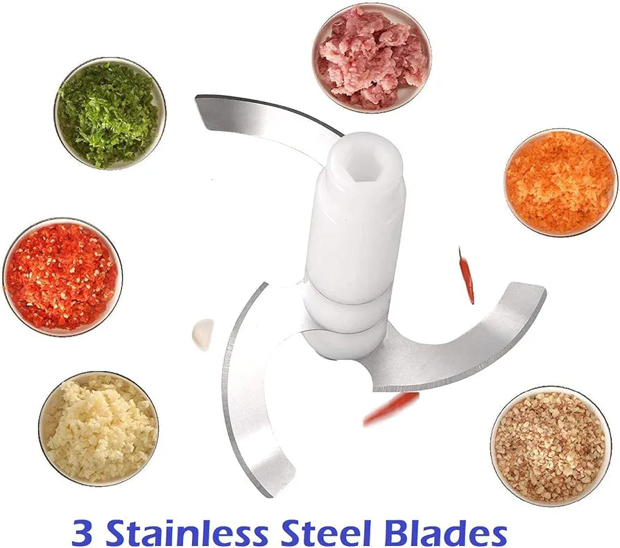 Hand Press Food Vegetable Chopper 1.5L
