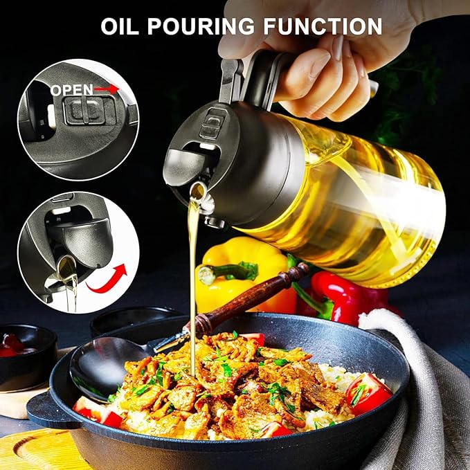 Lazyshop 2 in 1 Oil Spray Bottle