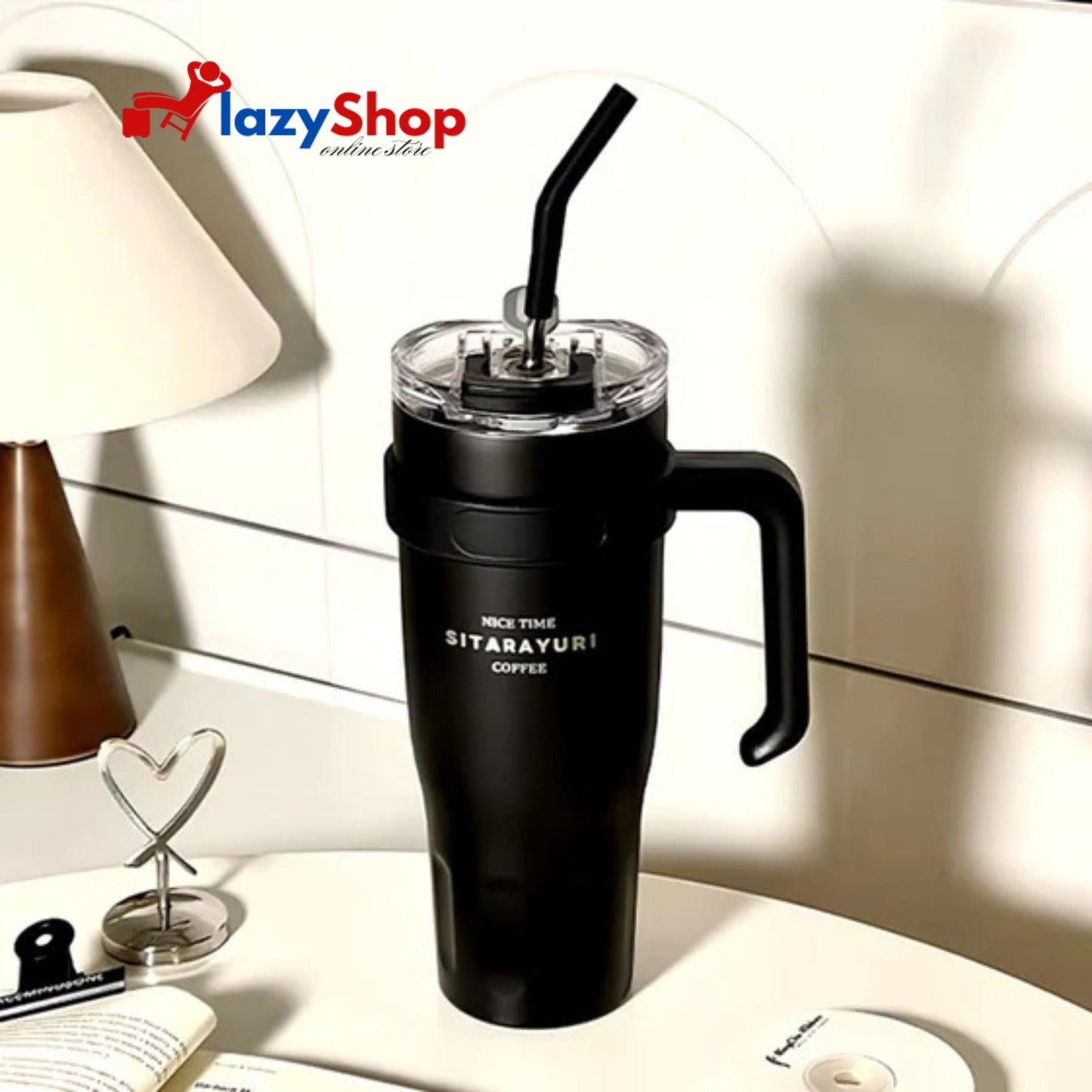 Large-Capacity Stainless Steel Insulated Tumbler