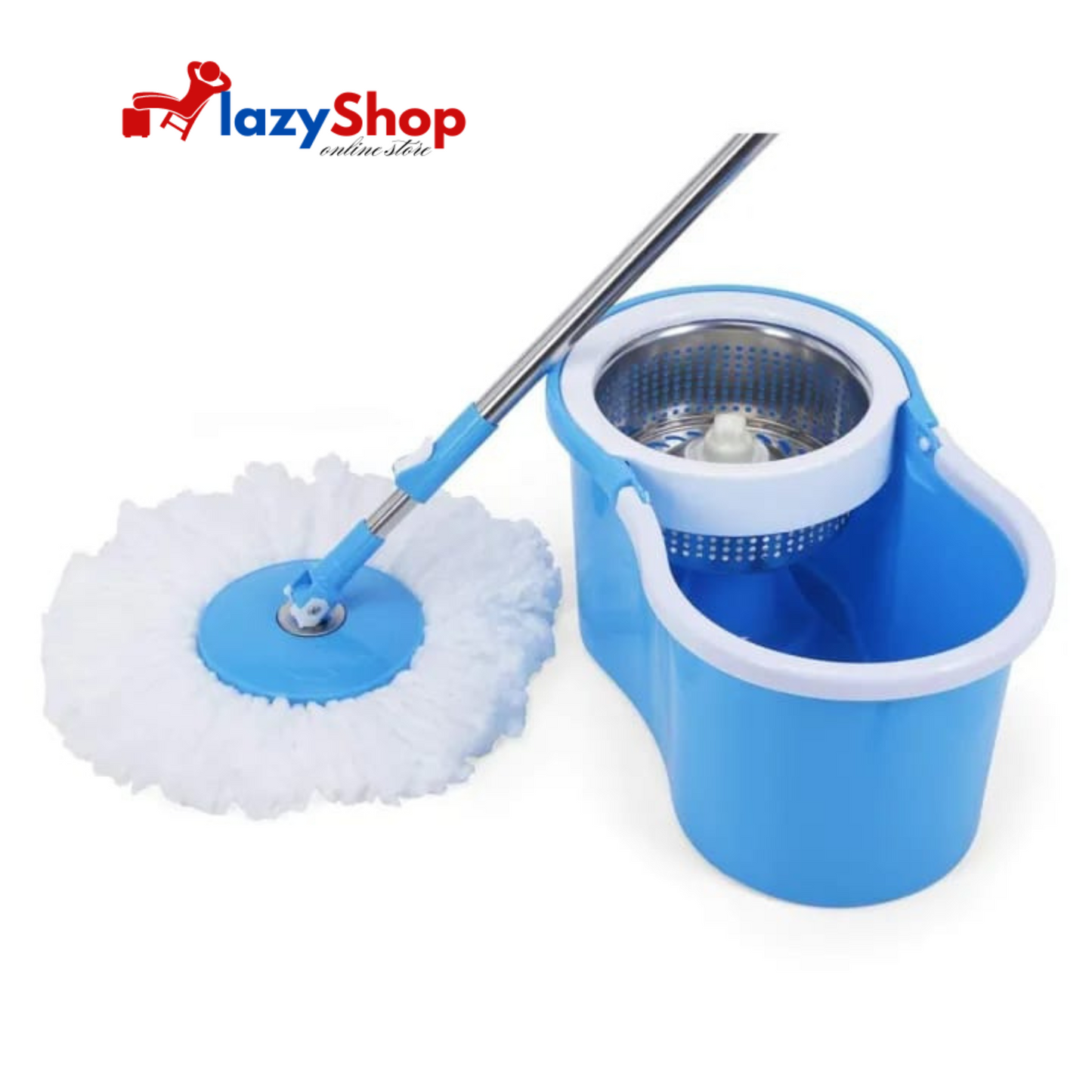 360 Cleaning Spin Mop for Steel Bucket Floor Cleaning