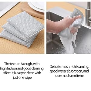 Pack Of 4 Sponge Scrubber