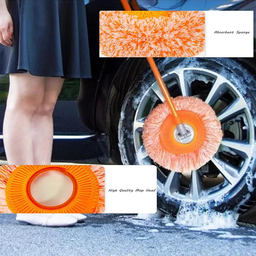 360° Rotatable Sun Flower Adjustable Cleaning Mop