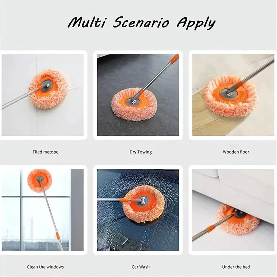 360° Rotatable Sun Flower Adjustable Cleaning Mop