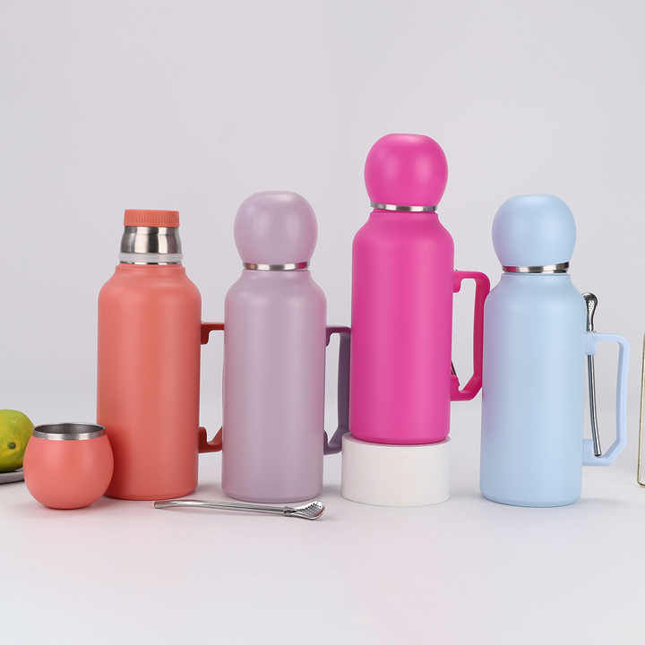 1.3L Stainless Steel Flask Bottle Set