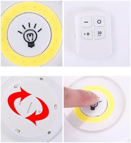 Smart Wireless Night Light with Remote Control
