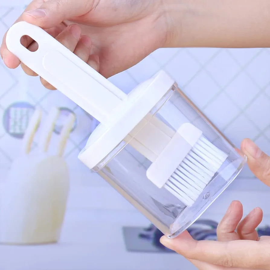 2 In 1 Oil Container With Brush