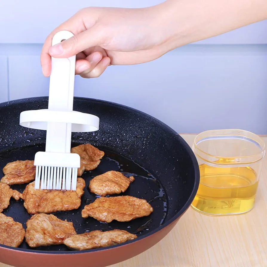 2 In 1 Oil Container With Brush