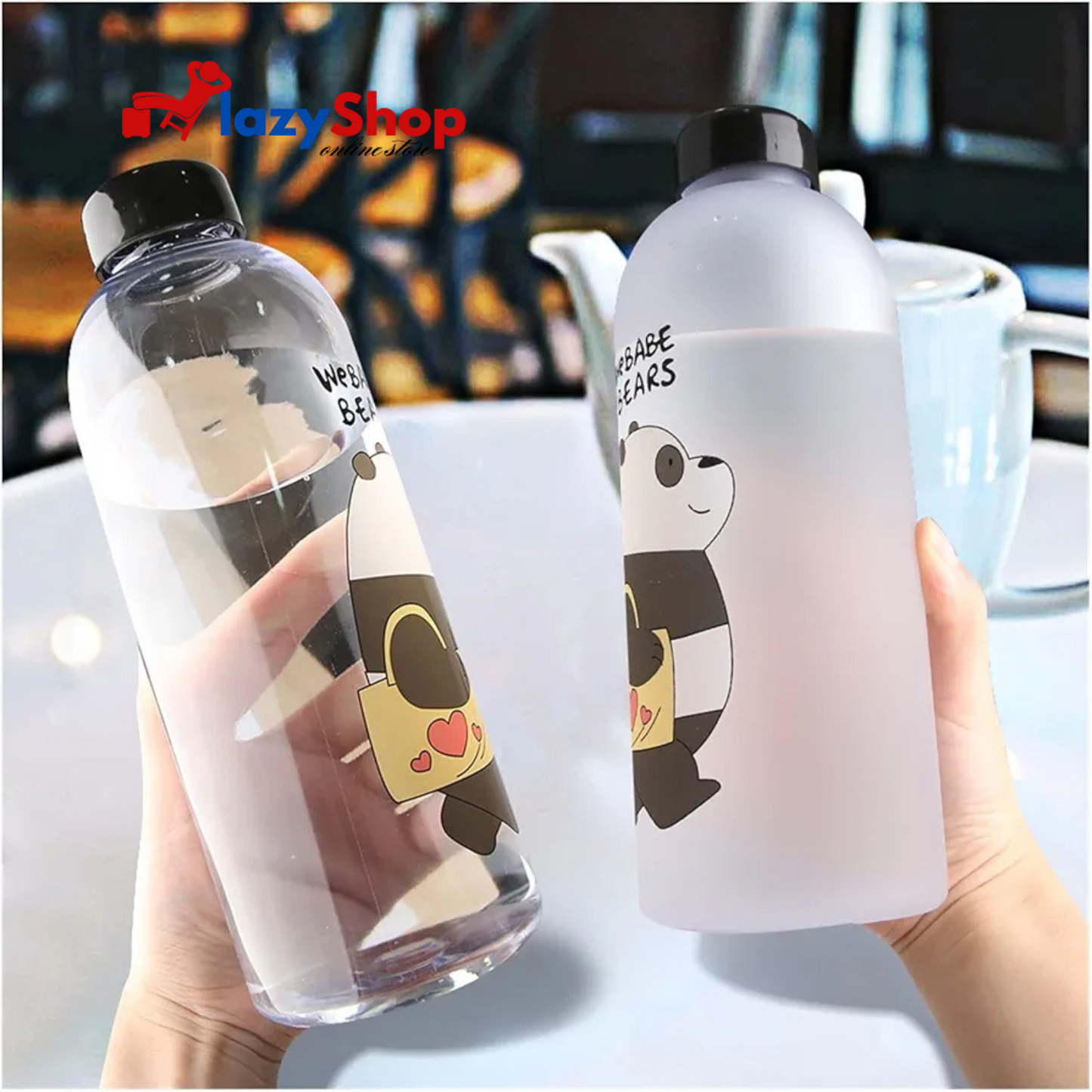 Panda Bear Cute Water Bottles