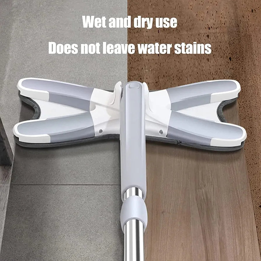 360 Microfiber X Shape Mop For Floor Cleaning