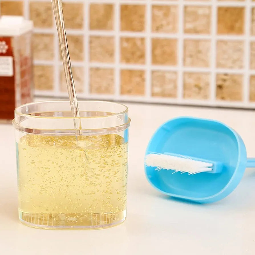 2 In 1 Oil Container With Brush