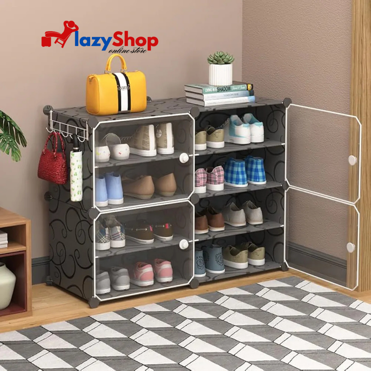 Foldable Shoe Rack Organizer