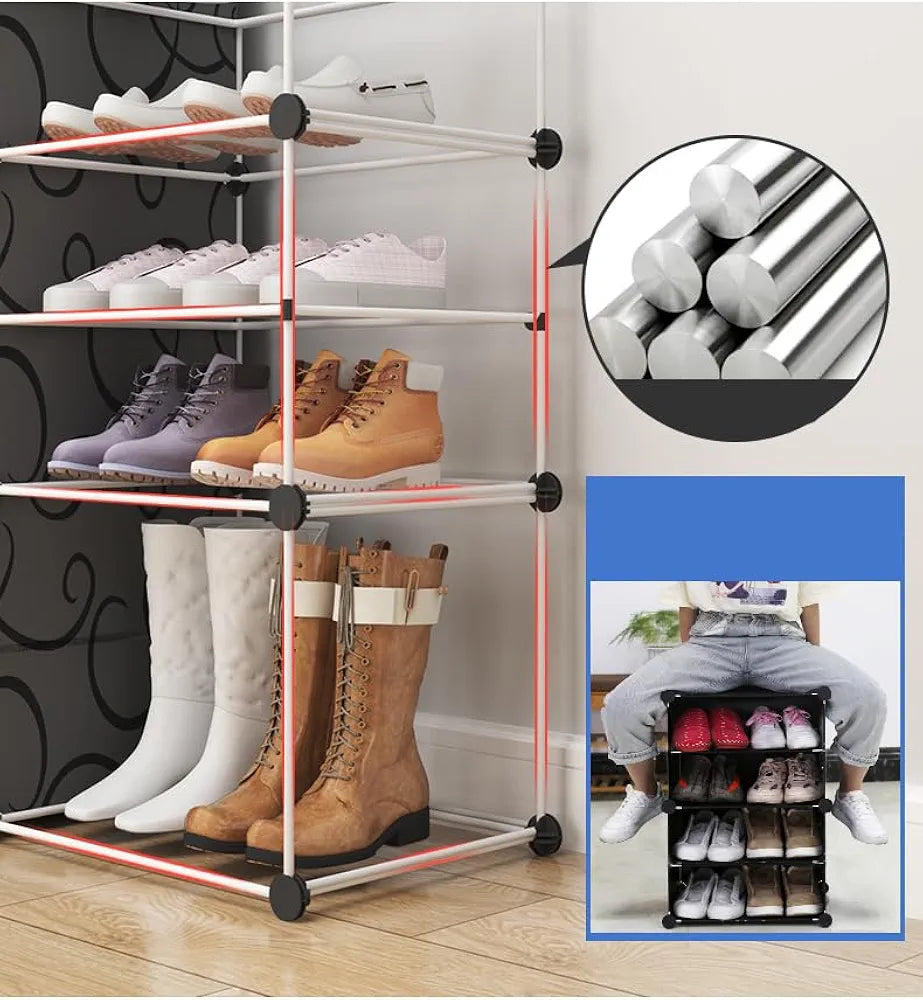 Foldable Shoe Rack Organizer