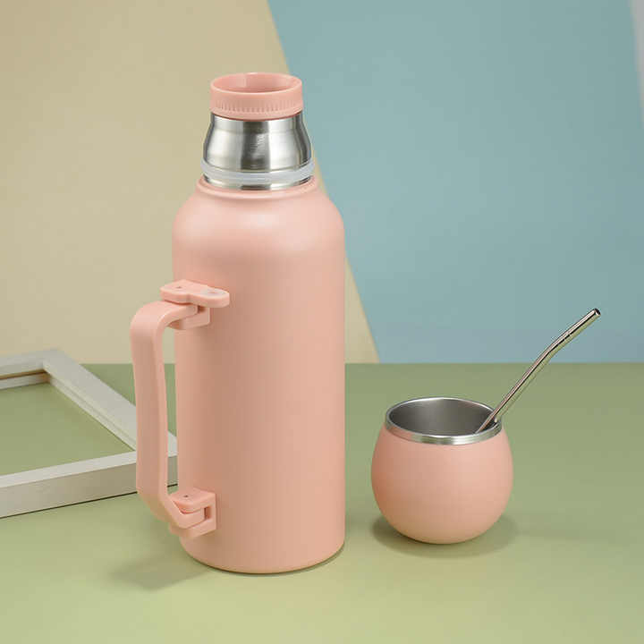 1.3L Stainless Steel Flask Bottle Set