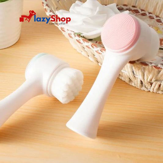 Manual Facial Cleansing Brush, 2-in-1 Skin Care Face