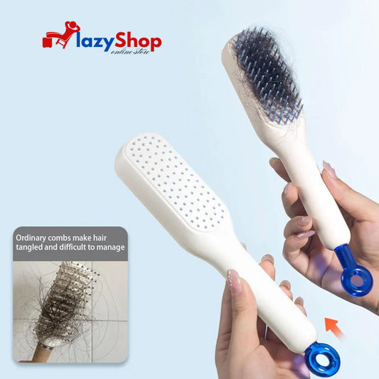Self Cleaning Hairbrush
