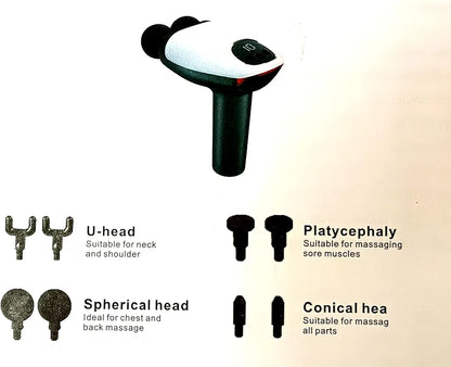 Double Massage Gun with 10 Speed Level