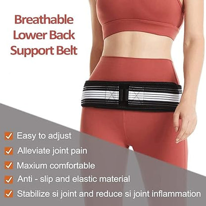 Premium Lumbar, Sciatic, Hip & Back Pain Relief Belt