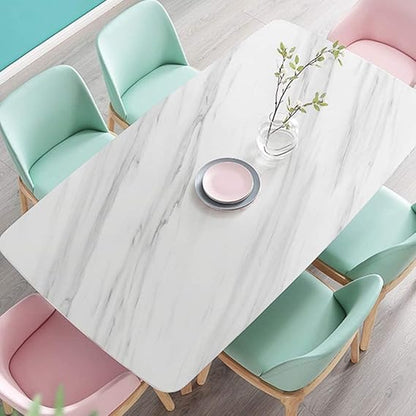 White Marble Wallpaper Peel and Stick Waterproof (60X200)
