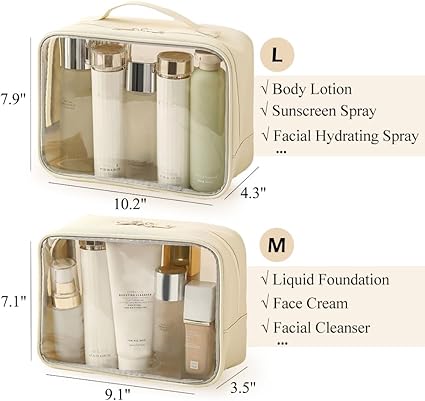 Clear Vanity Pouch Bag