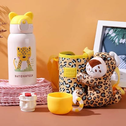 Animal Print Stainless Steel Water Bottle