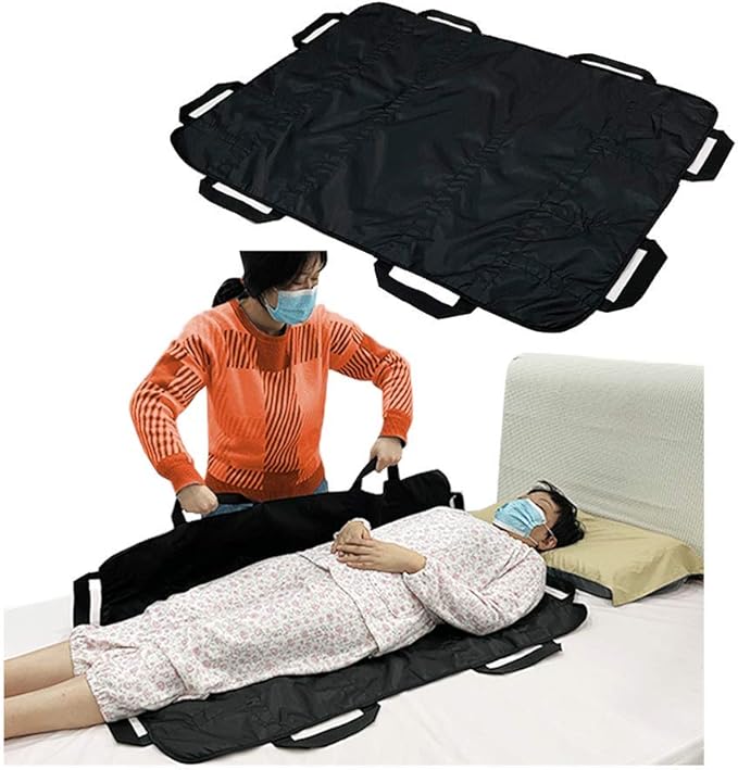 Positioning Bed Pad Patient Transfer Sheet with Handles Washable Draw Sheets Mattress