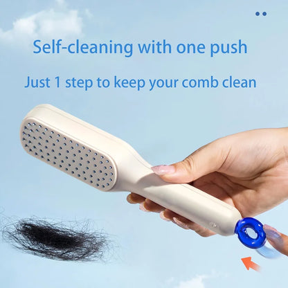 Self Cleaning Hairbrush