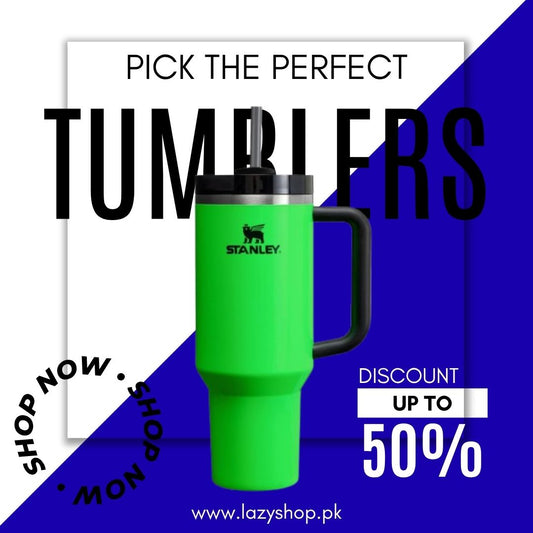 Stanley Tumbler Neon Green