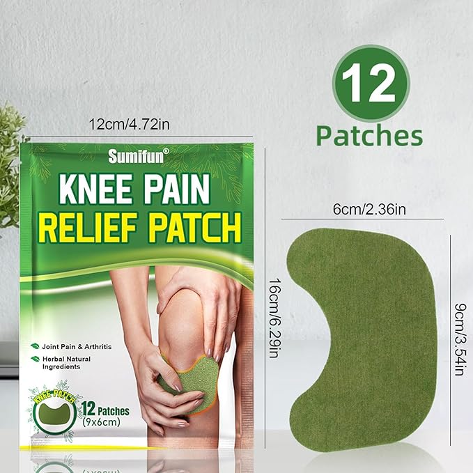 Knee Pain Relief Patch, Warming Herbal Plaster Pain Patches