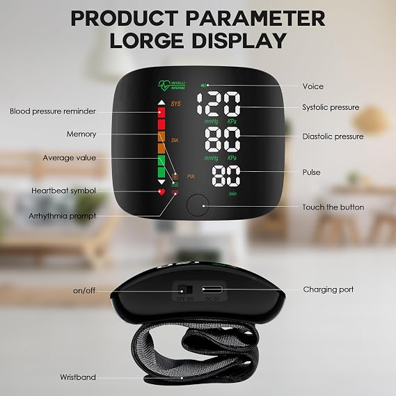 Automatic Wrist Digital BP Machine