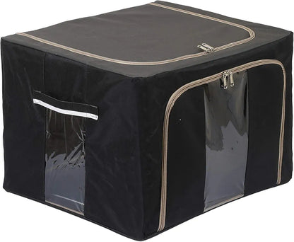 Oxford Fabric Storage Box with Steel Frame for Clothes Bed Sheets Blanket
