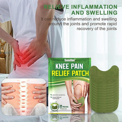 Knee Pain Relief Patch, Warming Herbal Plaster Pain Patches