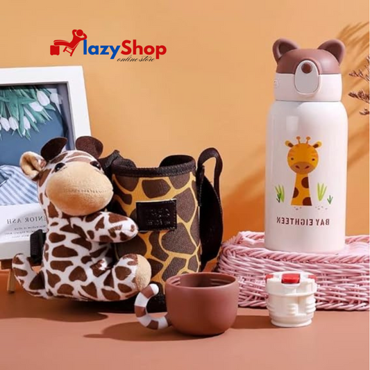 Animal Print Stainless Steel Water Bottle