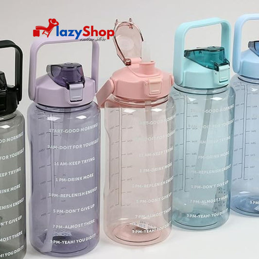 2 L Capacity Transparent Water Bottles