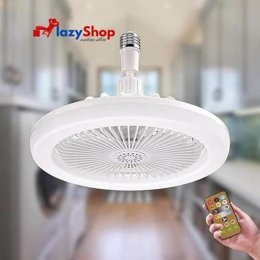 Potable Ceiling Fan With LED  Light