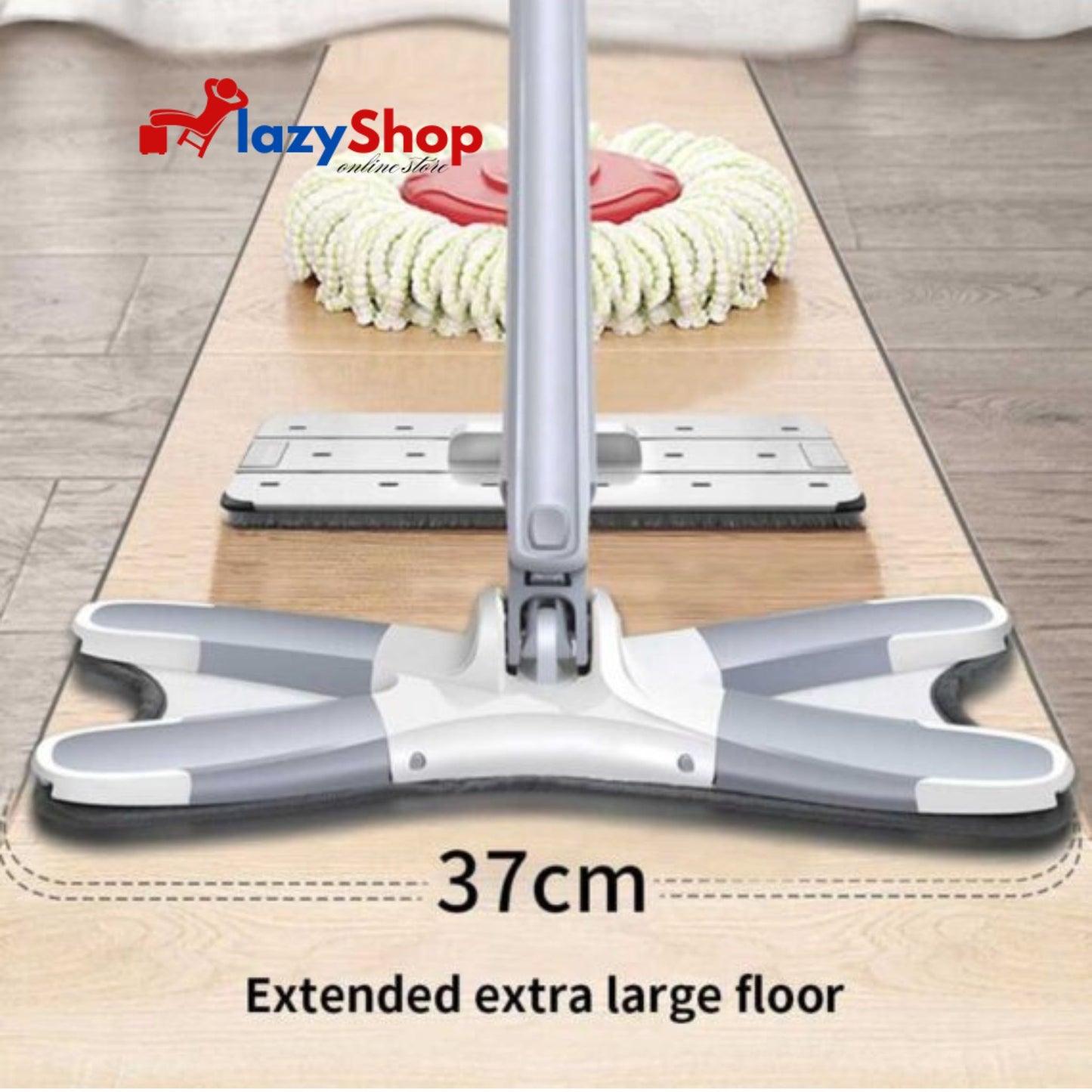 360 Microfiber X Shape Mop For Floor Cleaning