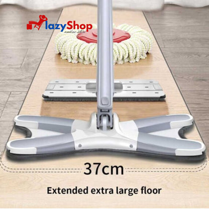 360 Microfiber X Shape Mop For Floor Cleaning