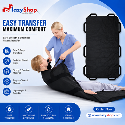Positioning Bed Pad Patient Transfer Sheet with Handles Washable Draw Sheets Mattress